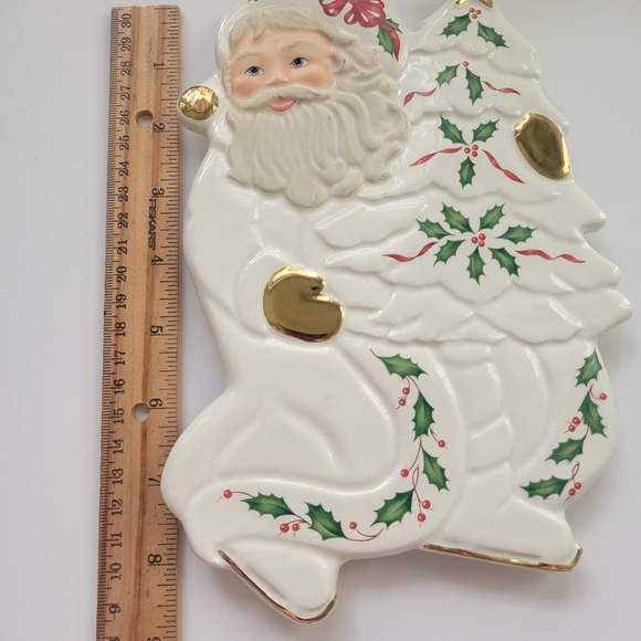 Lenox Santa Claus Trivet - Holiday Santa Collection 9" Length VGC USA Wall Decor - Picture 8 of 8